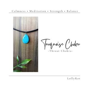 Turquoise Stone Choker